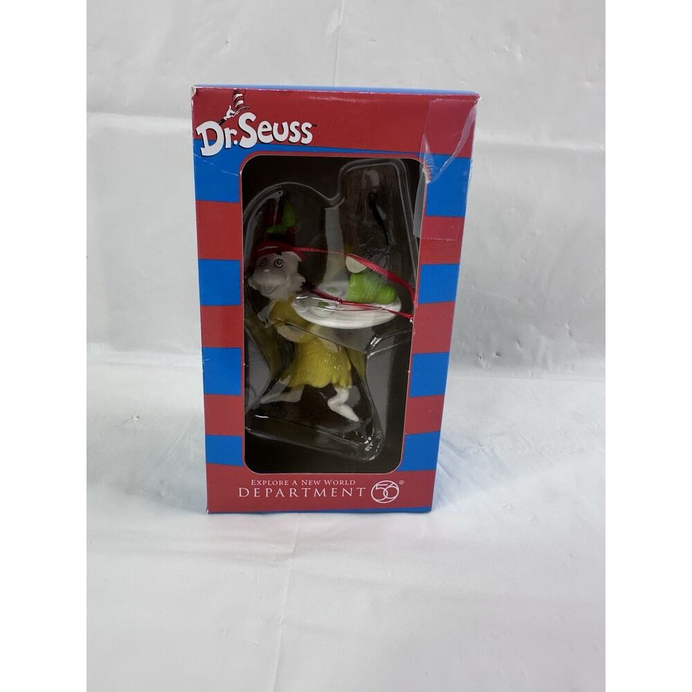 DEPARTMENT 56 DR. SEUSS Green Eggs And Ham Ornament Dept 56 Christmas Holiday